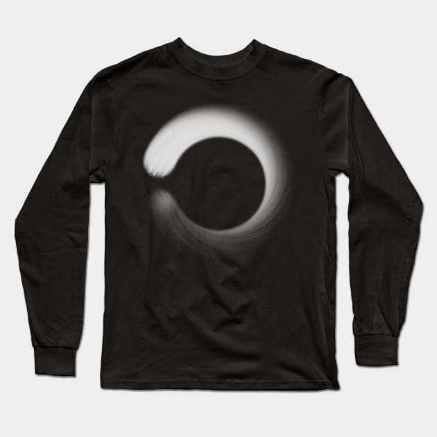 Zen Circle in white Long Sleeve T-Shirt by ArtofPeaceGallery